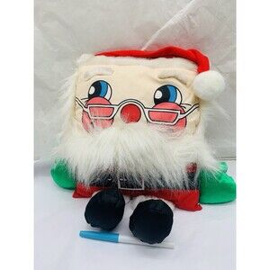 Vintage Santa Clause Plush Pillow People Christmas Decor Pacific Products Ltd